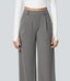 Halara Flex™ DayStretch High Waisted Pocket Straight Leg Work Pants - Silent Storm