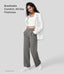 Halara Flex™ DayStretch High Waisted Pocket Straight Leg Work Pants - Silent Storm