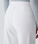 Halara Flex™ DayStretch High Waisted Pocket Straight Leg Work Pants - White