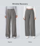 Halara Flex™ DayStretch High Waisted Pocket Straight Leg Work Pants - Silent Storm