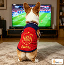 Spain dog jersey for World Cup matchday