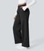 Halara Flex™ DayStretch High Waisted Pocket Straight Leg Work Pants - Black