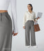 Halara Flex™ DayStretch High Waisted Pocket Straight Leg Work Pants - Silent Storm