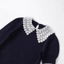 Maglione Donna con Colletto Pizzo