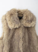 Gilet Smanicato Pelliccia Donna