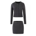 Completo Cardigan e Gonna Maglia Donna