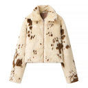 Cappotto Corto Donna Maculato