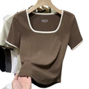 T-Shirt Donna - Crop/Fitted Old Money